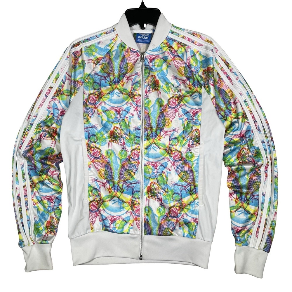 Adidas Carnovsky Zip Up Hoodie Size S Limited Edition Lizard Print‎ RARE